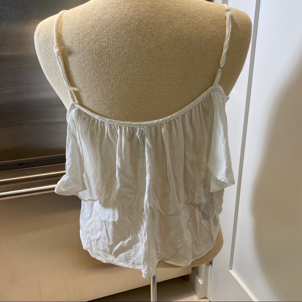 Cold Shoulder Flutter Top - Picture 5 of 11